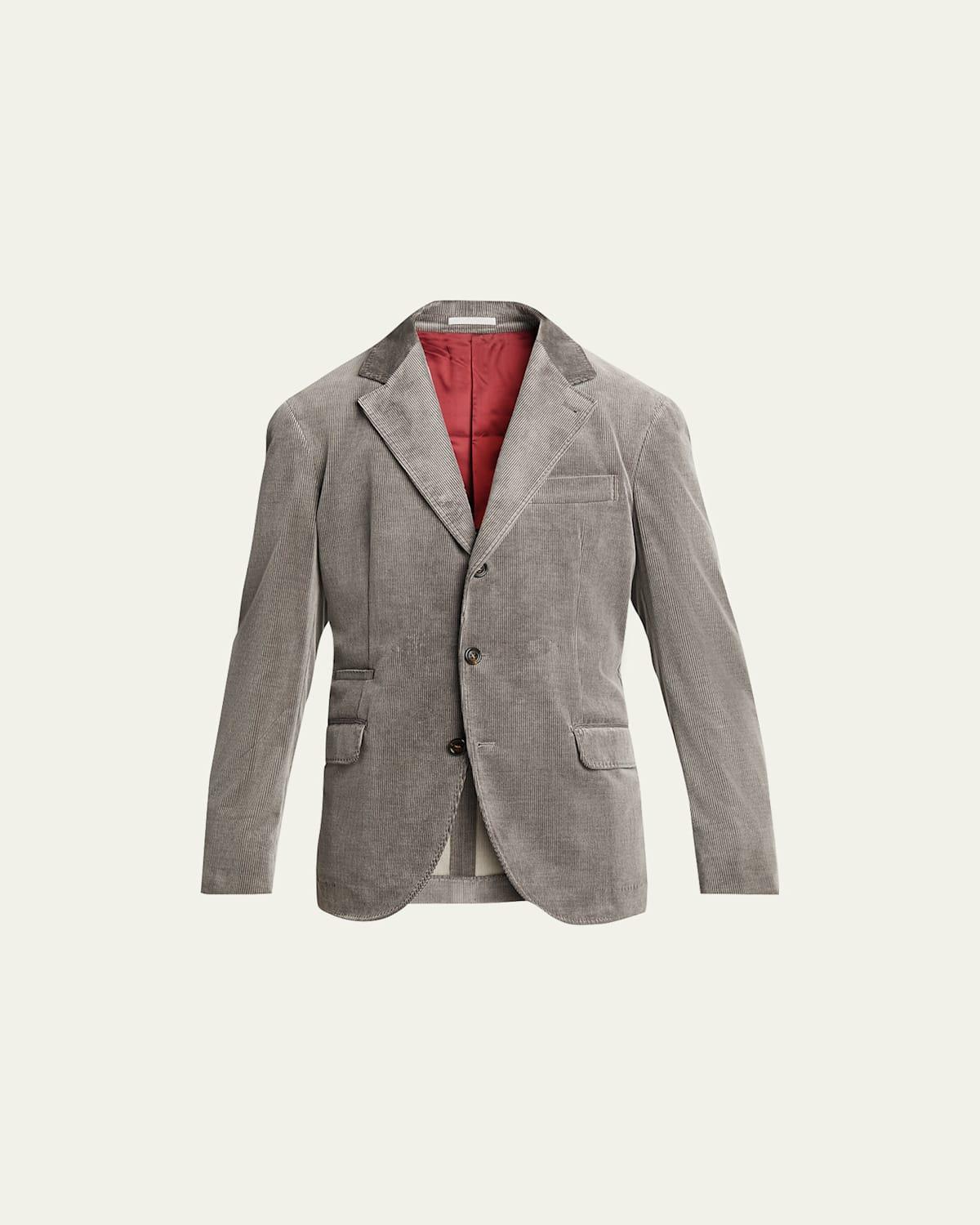 Mens Fine Corduroy 3-Patch Suit Product Image