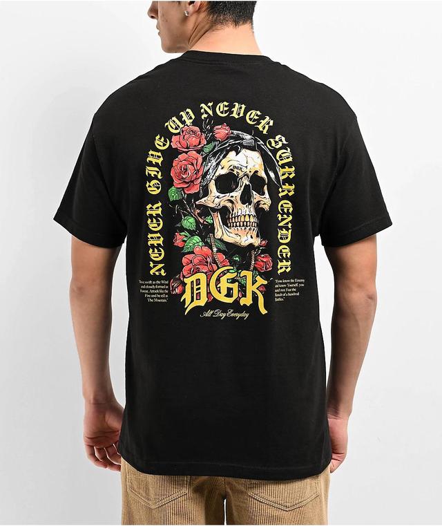 DGK No Quarter Black T-Shirt Product Image