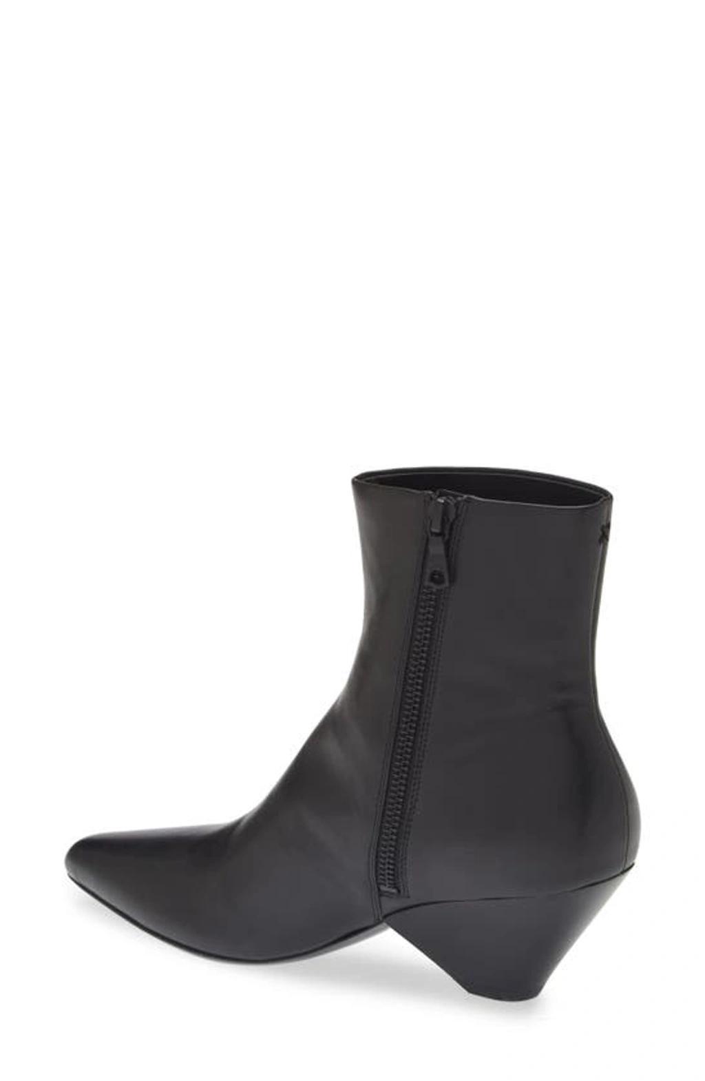 RAG & BONE Women's Spire Leather Side-zip Boots In Black Product Image