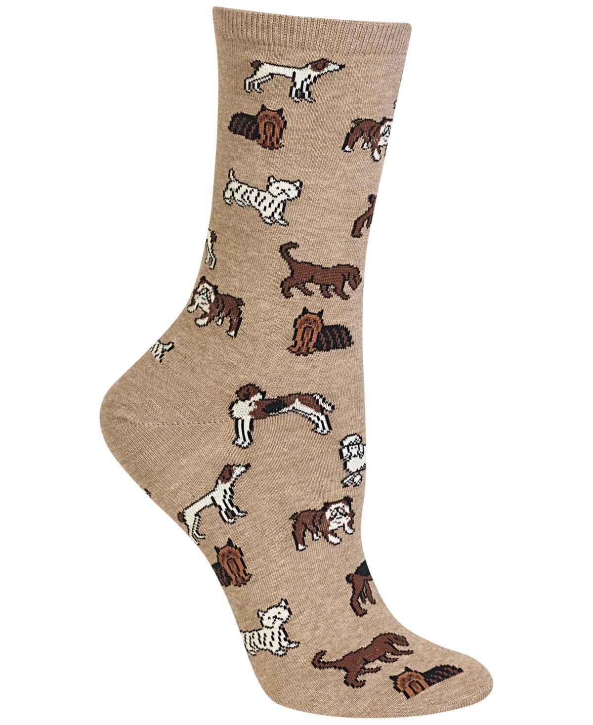 Hot Sox Womens Dogs Fashion Crew Socks Product Image