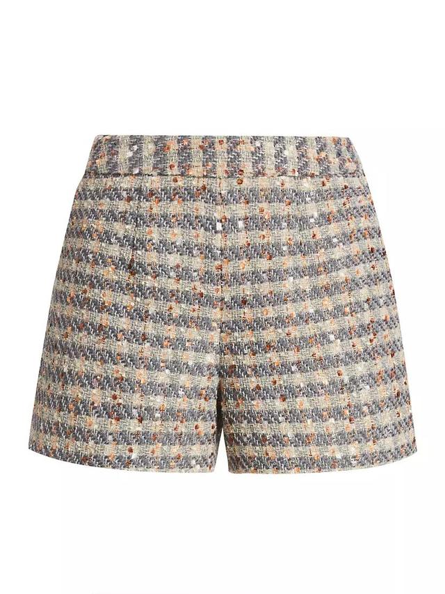 Ashton High-Rise Tweed Shorts Product Image