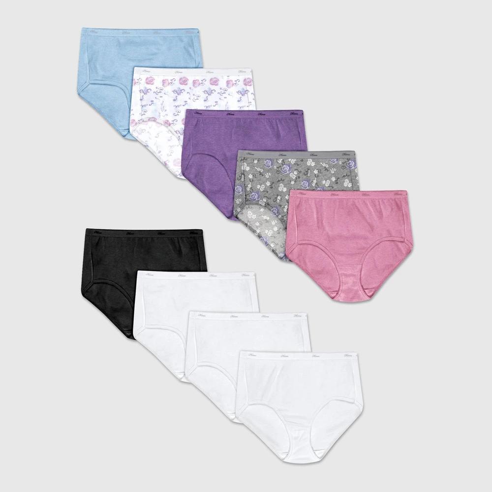 Hanes Womens Cotton 6+3pk Free Briefs - Colors May Vary Product Image