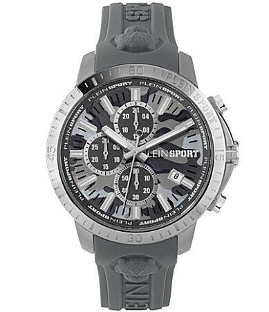 Philipp Plein Sport Gain Mens Quartz Chronograph Silicone Band Watch Product Image