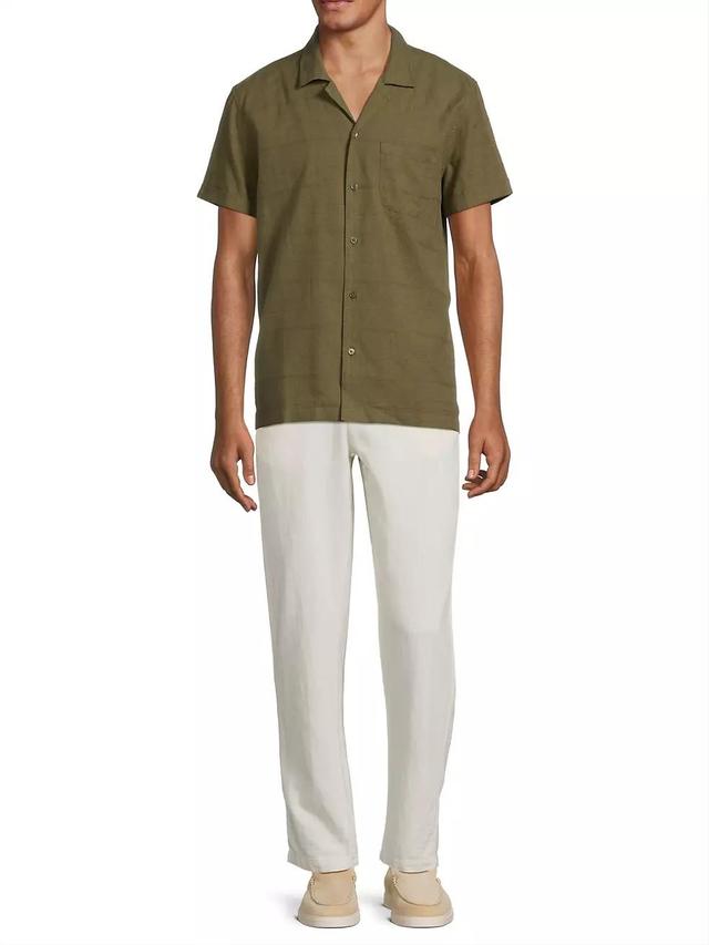 Mens Davis Cotton-Blend Camp Shirt Product Image