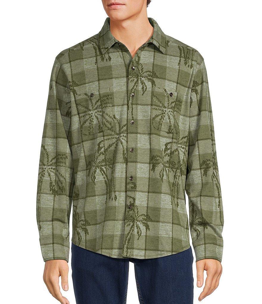 Tommy Bahama Fireside Palm Springs Long Sleeve Jacquard Shirt Product Image