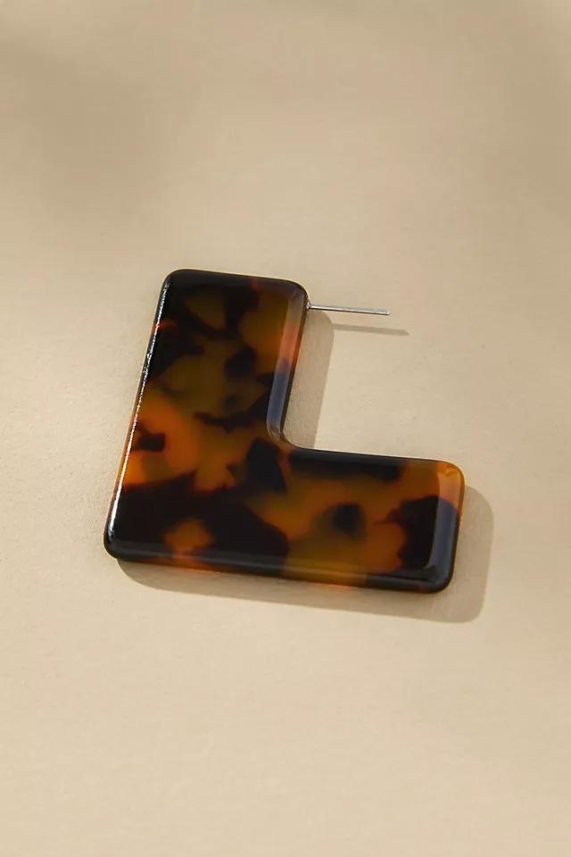 Mod Rectangular Resin Earrings Product Image