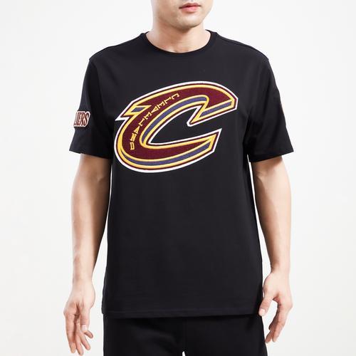 Pro Standard Mens Cavaliers Mash Up T-Shirt - Black/Black Product Image