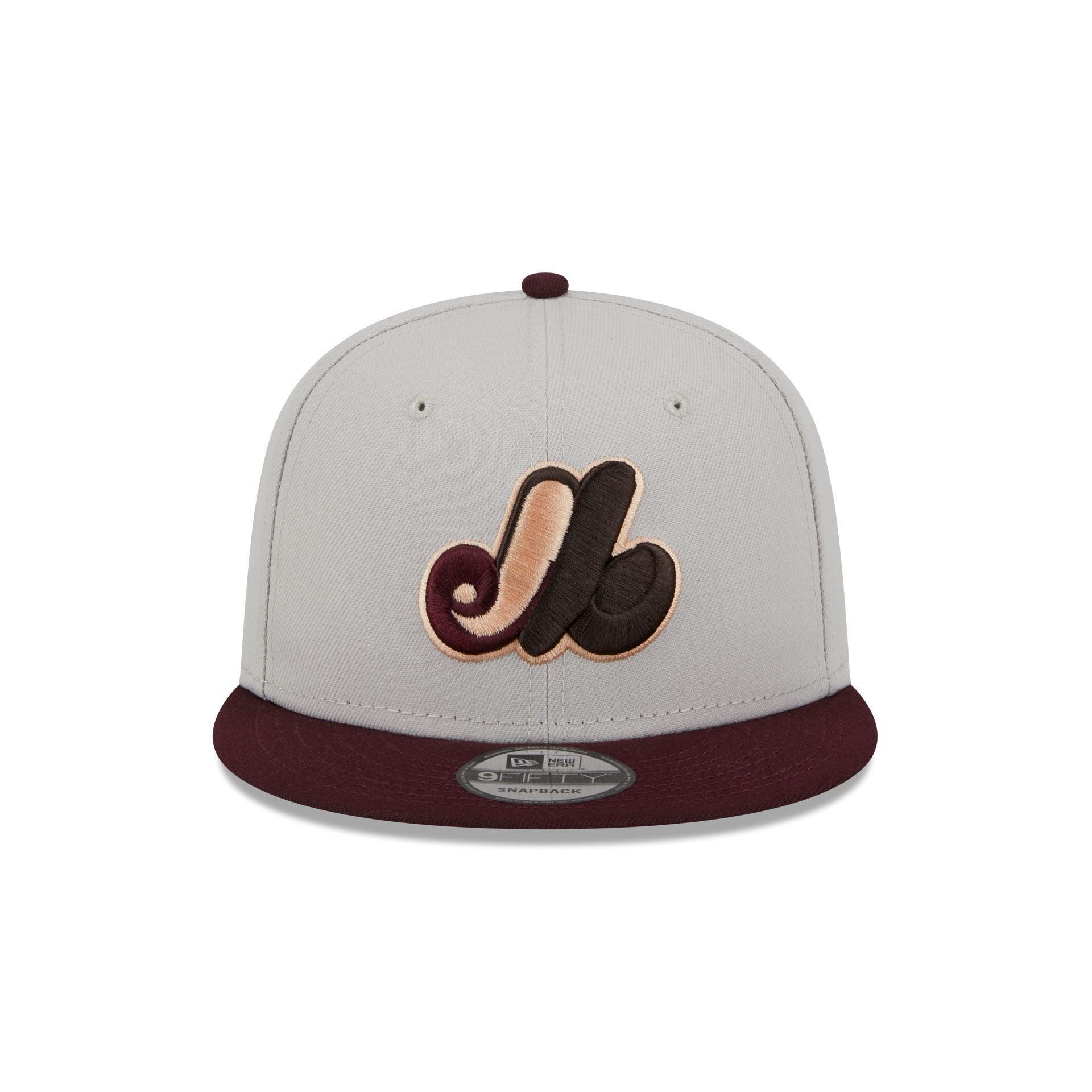 Montreal Expos Mauve Visor 9FIFTY Snapback Hat Male Product Image