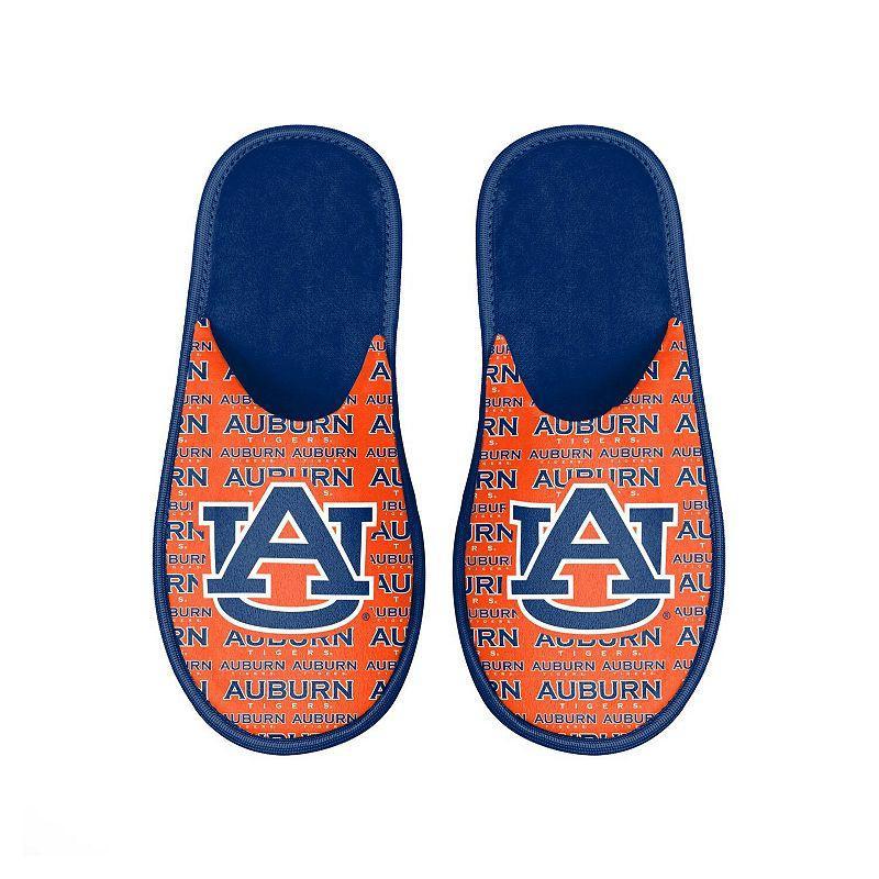 Mens FOCO Auburn Tigers Scuff Logo Slide Slippers Blue Product Image