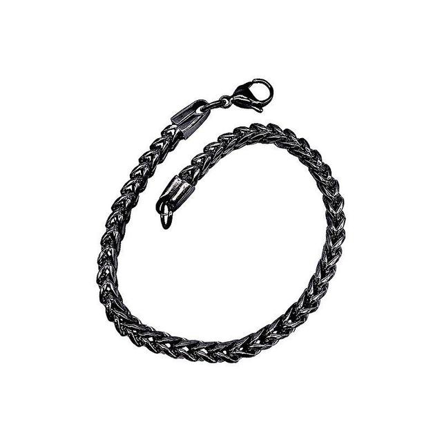 Adornia Stainless Steel Braided Chain Bracelet, Mens, Silver Product Image