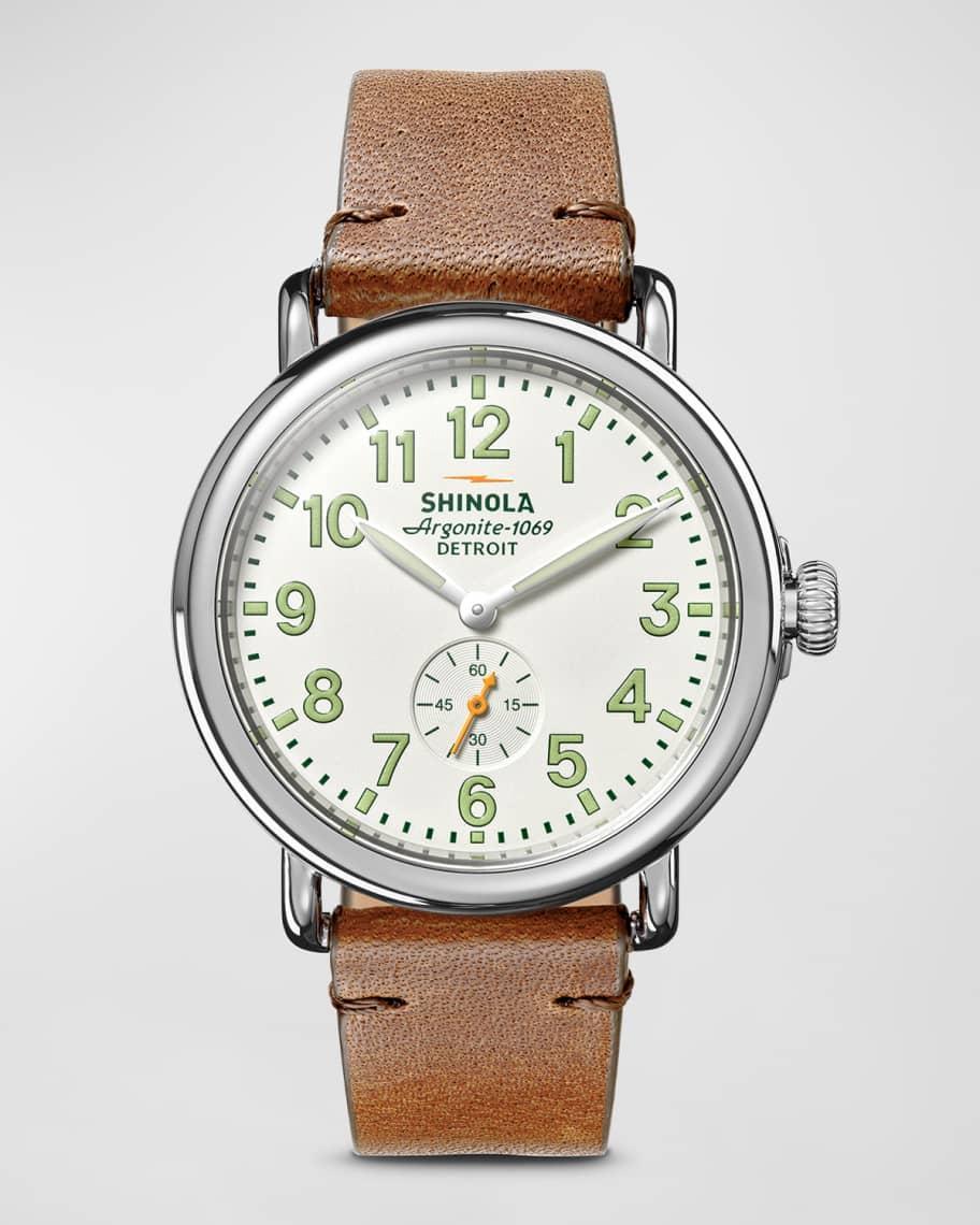 Men's The Runwell Leather-Strap Watch, 41mm Product Image