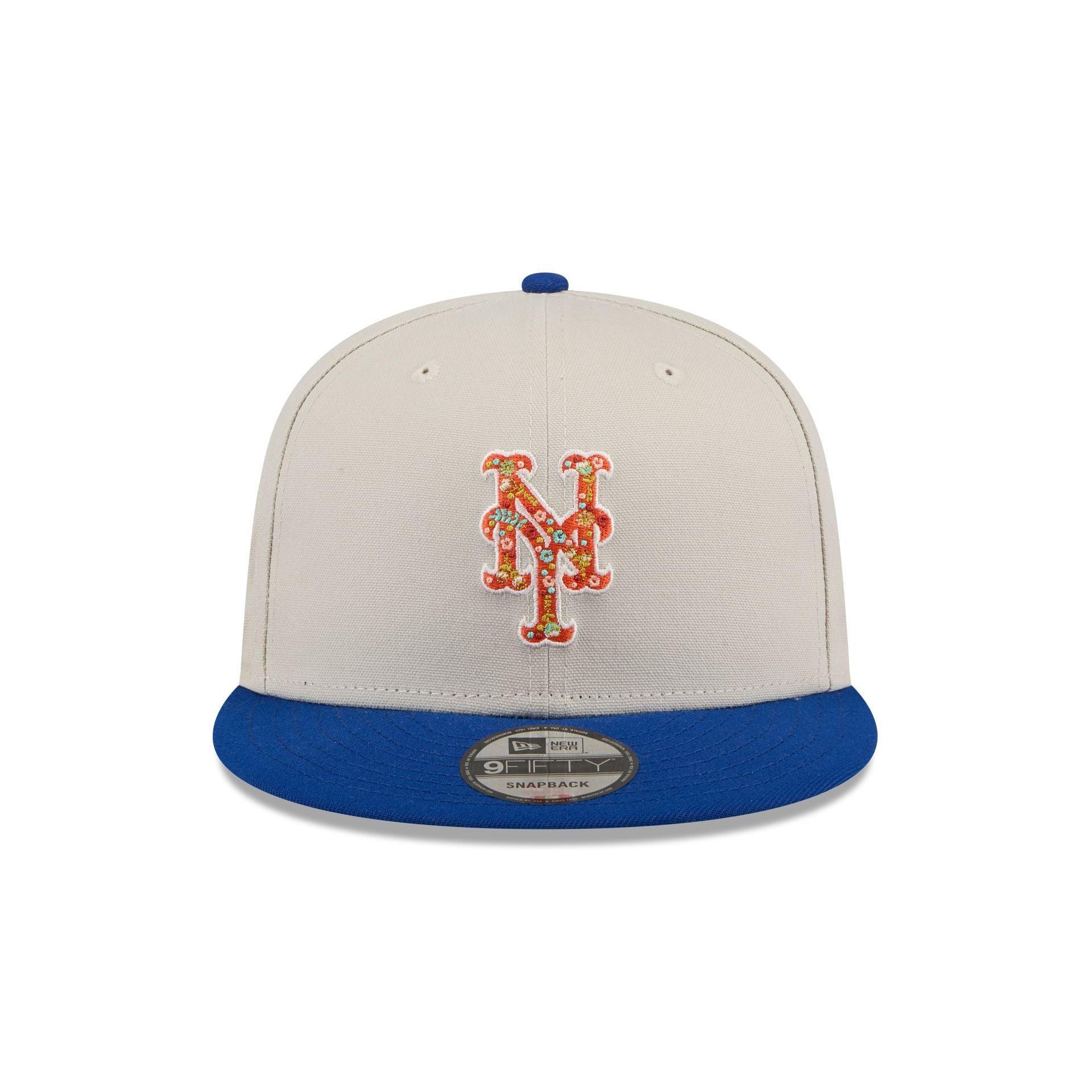 New York Mets Floral Fill 9FIFTY Snapback Hat Male Product Image