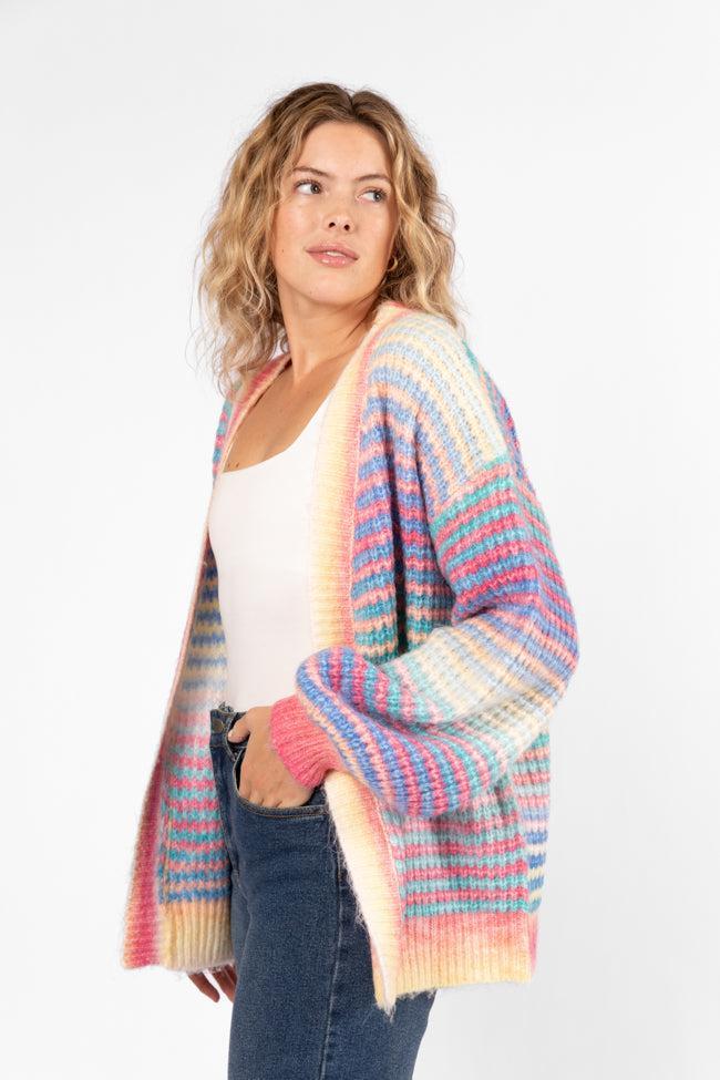 Authentic Affection Multi Striped Cardigan Product Image