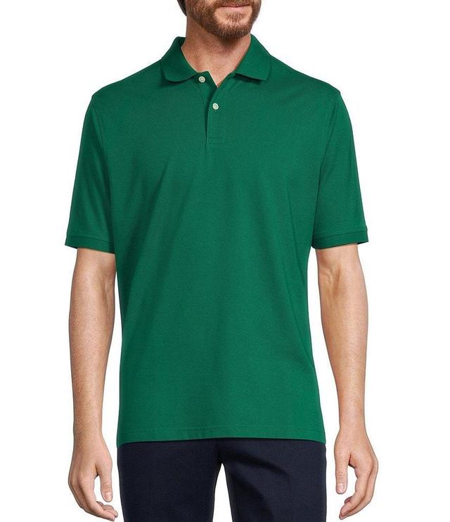 Gold Label Roundtree & Yorke Non-Iron Short Sleeve Solid Pique Polo Shirt Product Image