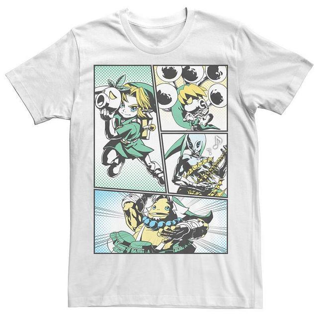 Mens Nintendo Zelda Link Manga Comic Graphic Tee Product Image