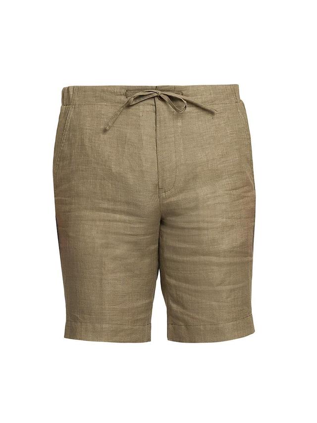 Mens Linen Bermuda Shorts Product Image