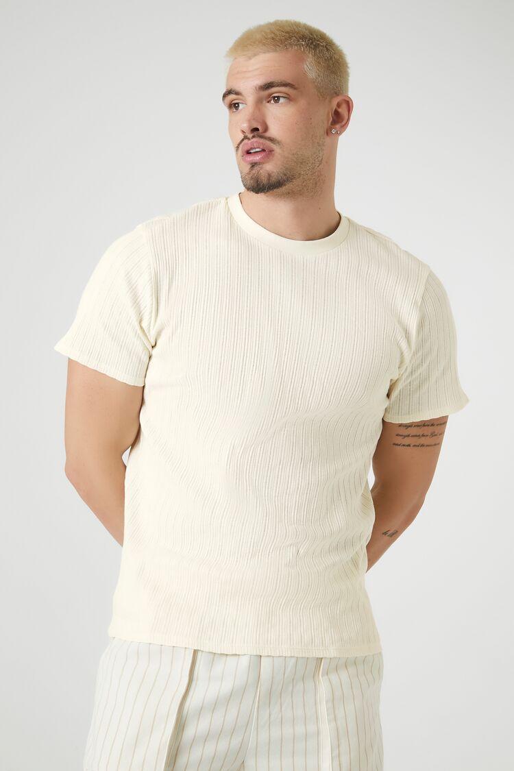 Ribbed Knit Crew Tee | Forever 21 Product Image