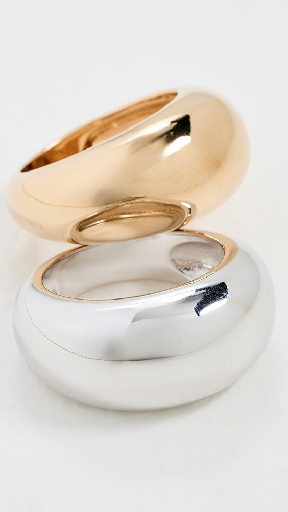 Timeless Pearly Set of Tube Rings | Shopbop Product Image