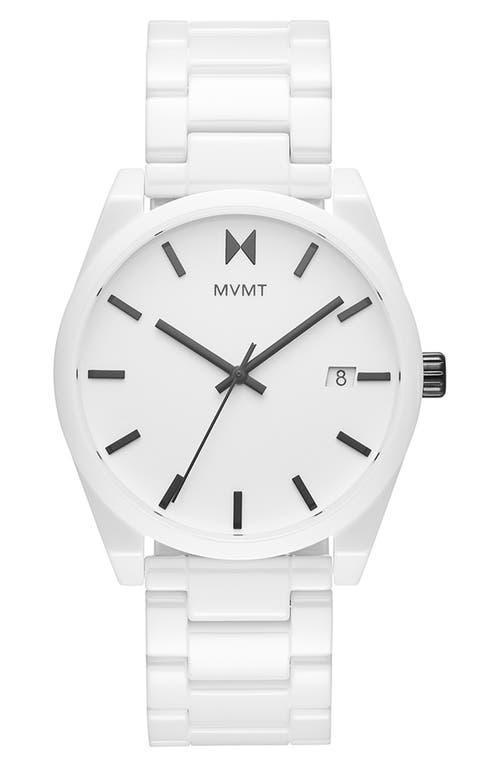 Mvmt Element White Ceramic Bracelet Watch 43mm Product Image