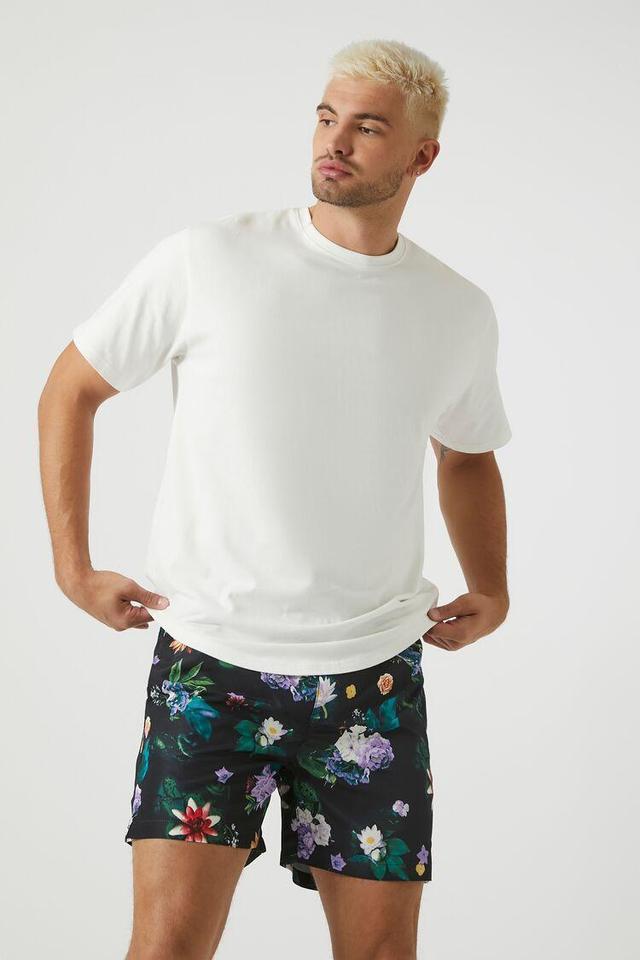 Floral Print Swim Trunks | Forever 21 Product Image