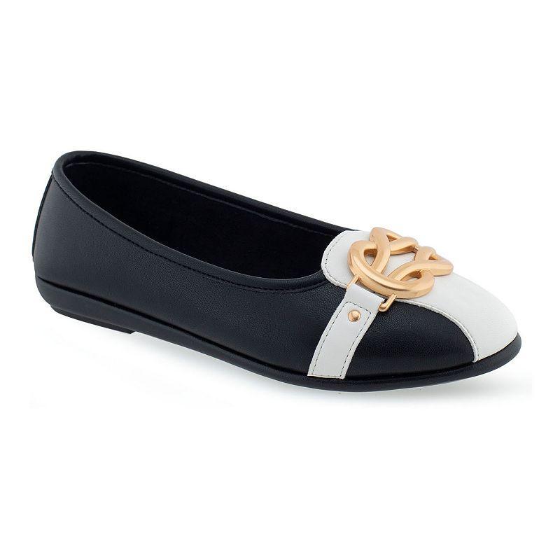 Aerosoles Big Bet Womens Suede Ballet Flats Product Image