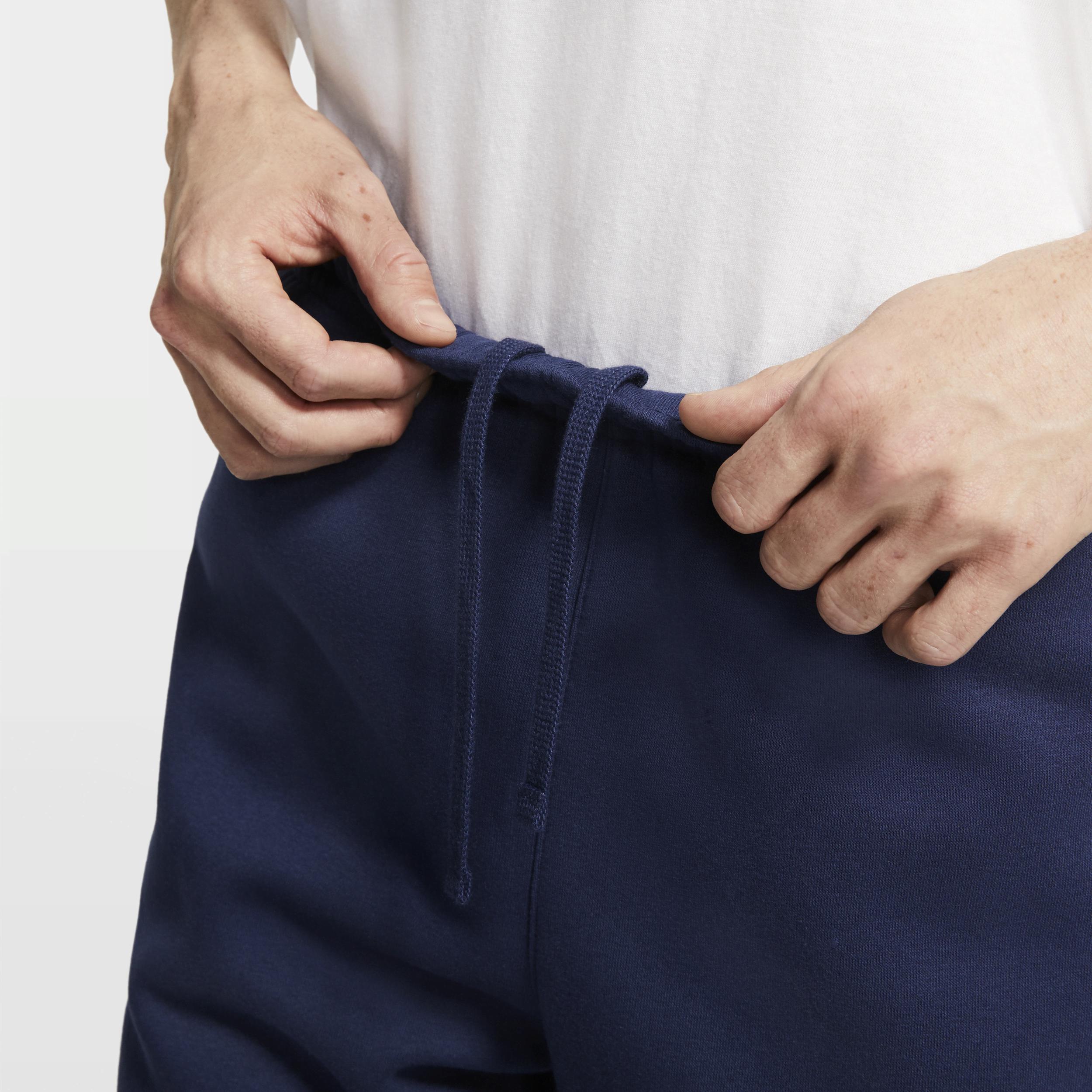 Nike Mens Nike Open Hem Club Pants - Mens White/Midnight Navy Product Image