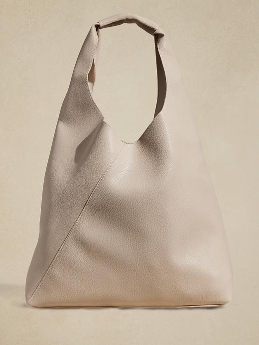 Vegan Leather Slouchy Tote Product Image