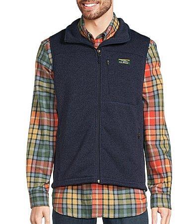 L.L.Bean Sweater Fleece Vest (Bright ) Men's Clothing Product Image