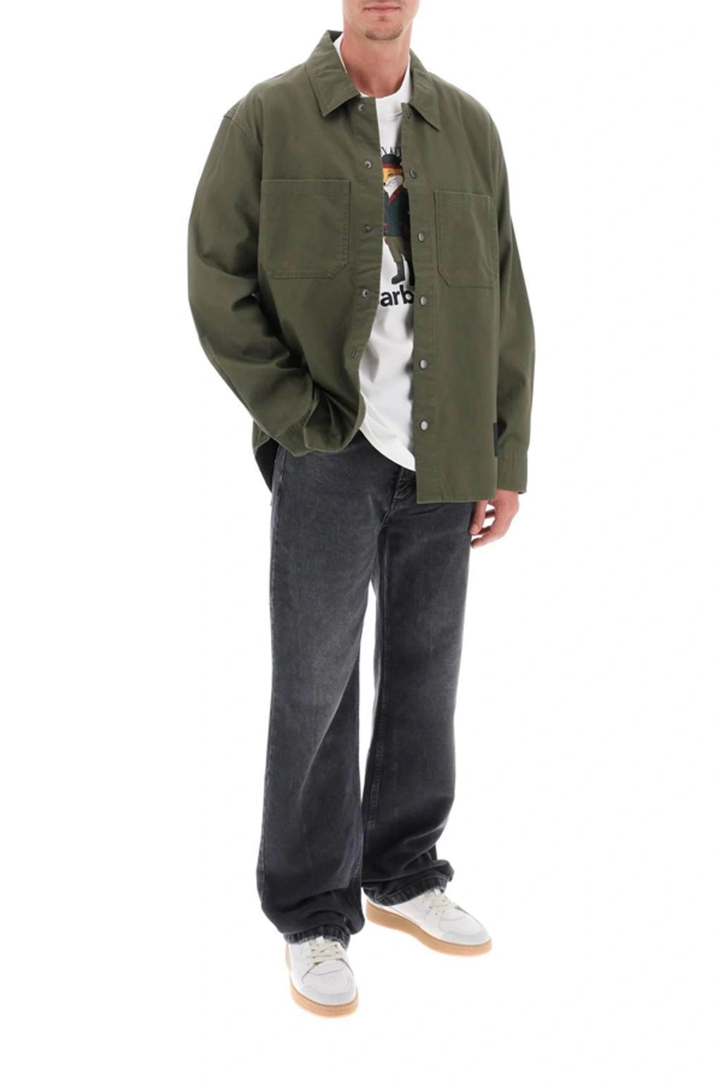 Carrbridge Mens Overshirt In Olive Product Image