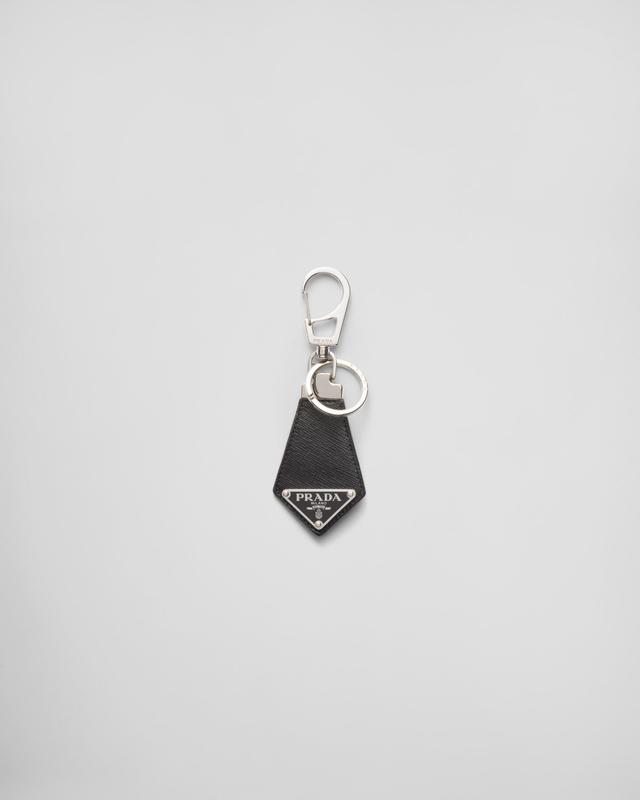 Saffiano leather keychain Product Image