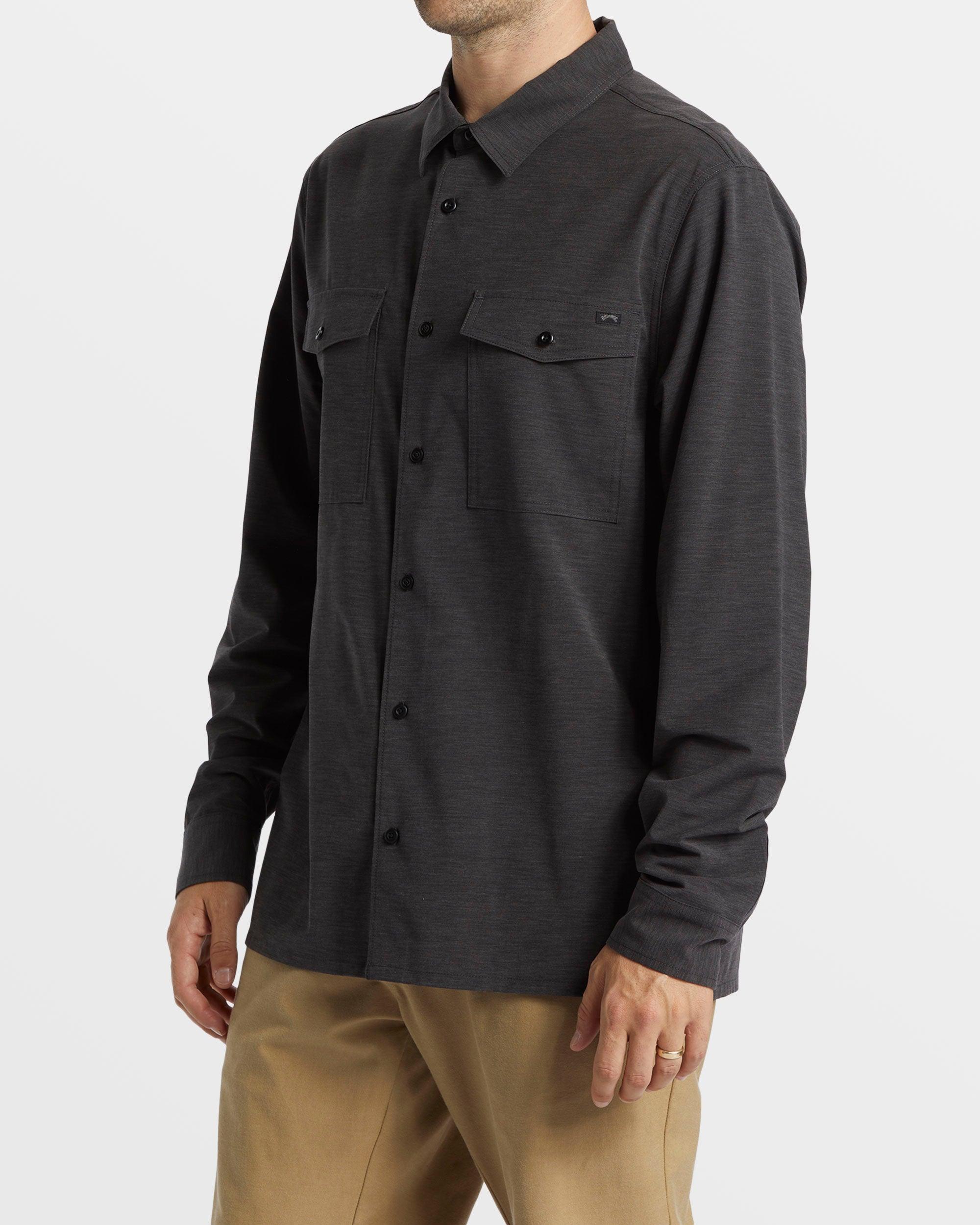 Surftrek Long Sleeve Shirt - Black Male Product Image