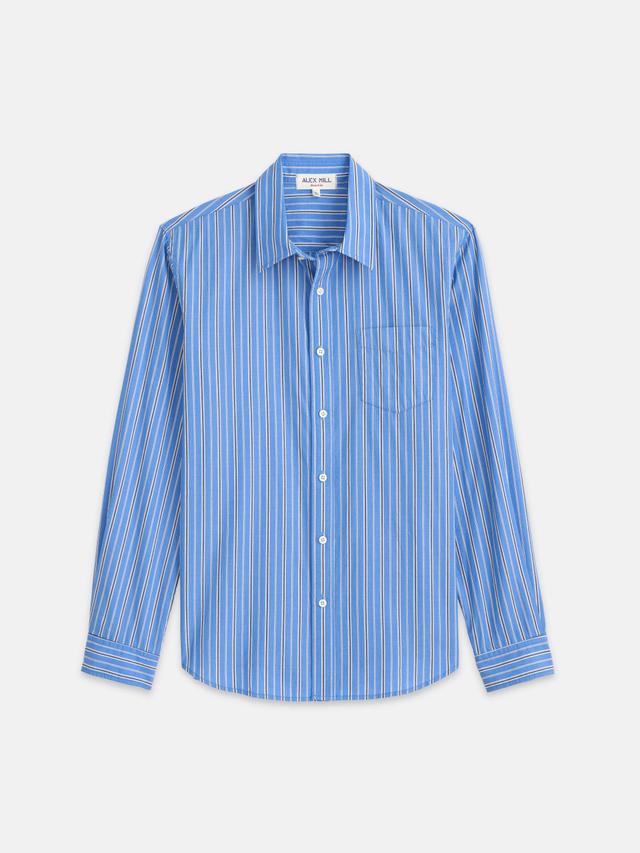 Mill Shirt In Ticking Stripe Male Product Image