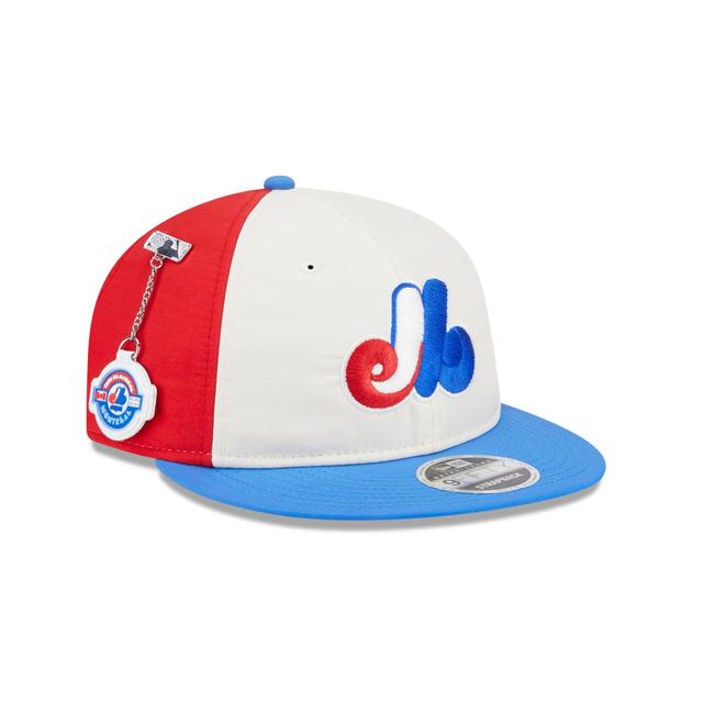 Montreal Expos Team Color Retro Crown 9FIFTY Adjustable Hat Male Product Image