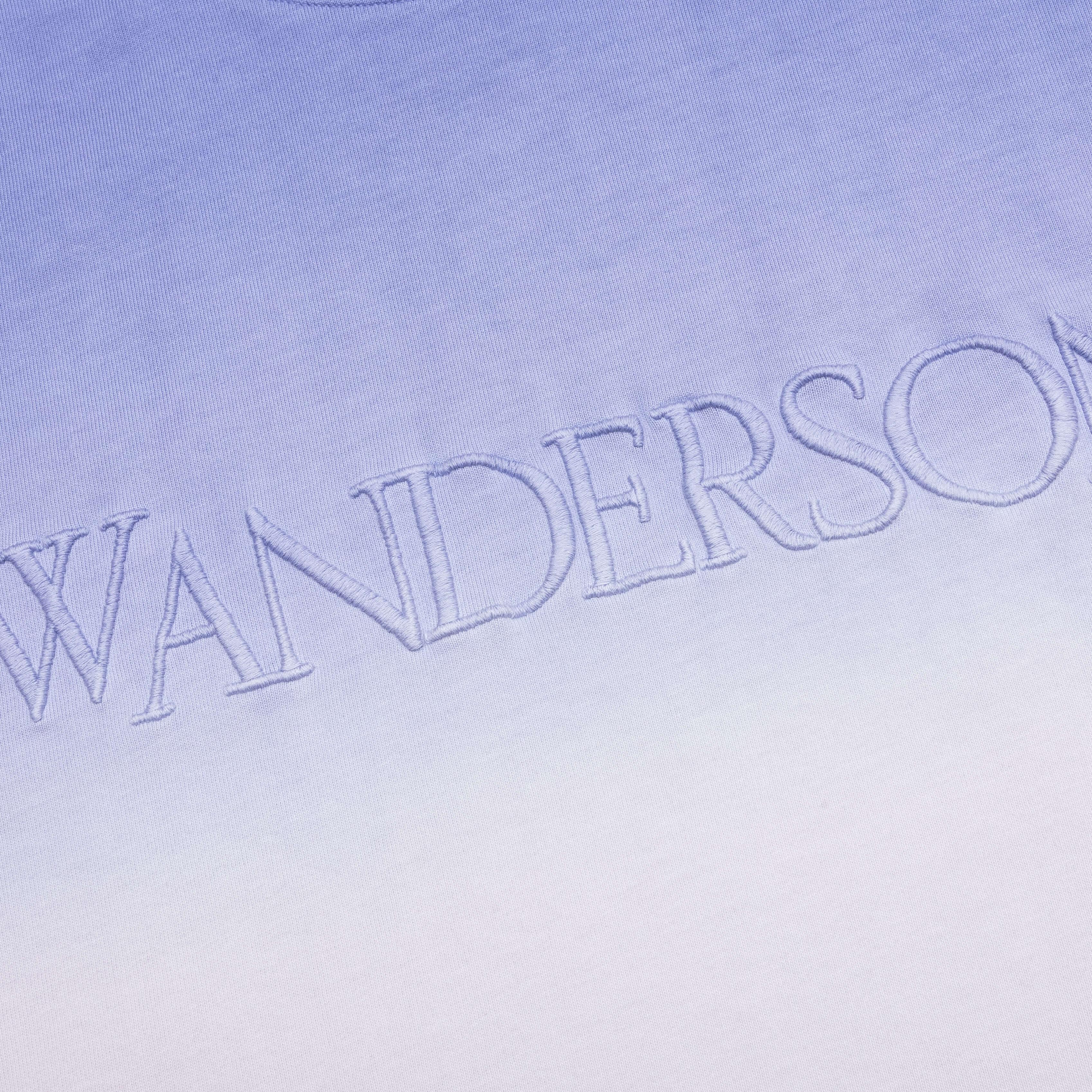 Logo Embroidery Gradient T-Shirt - Lavender Male Product Image