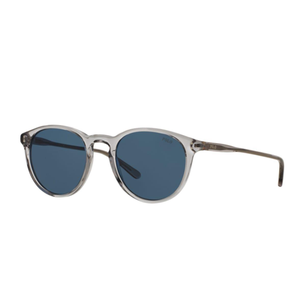 POLO RALPH LAUREN Ph4110 541380 Grigio Trasparente Sunglasses Product Image