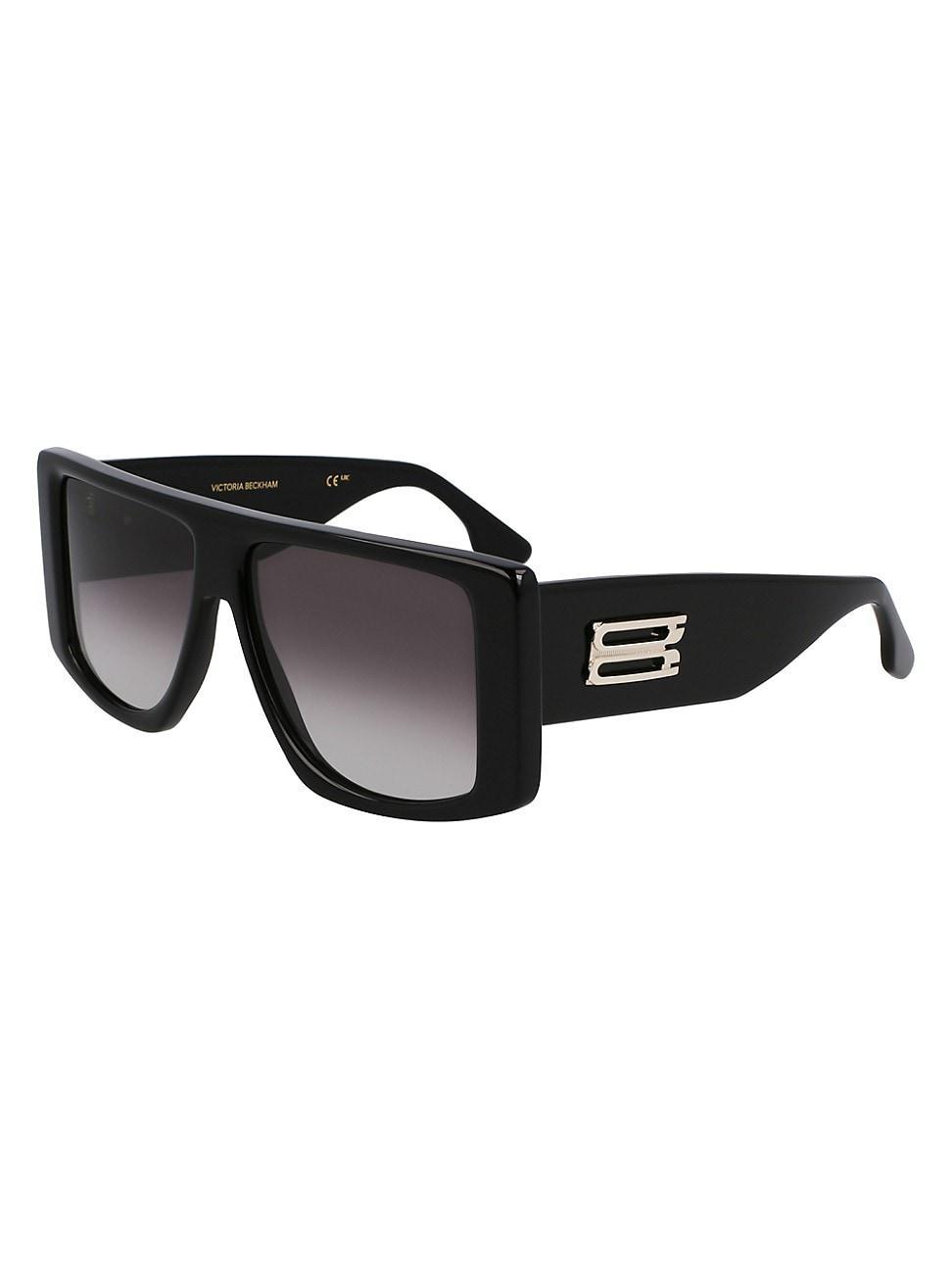 Womens B Buckle 57MM Square Sunglasses Product Image