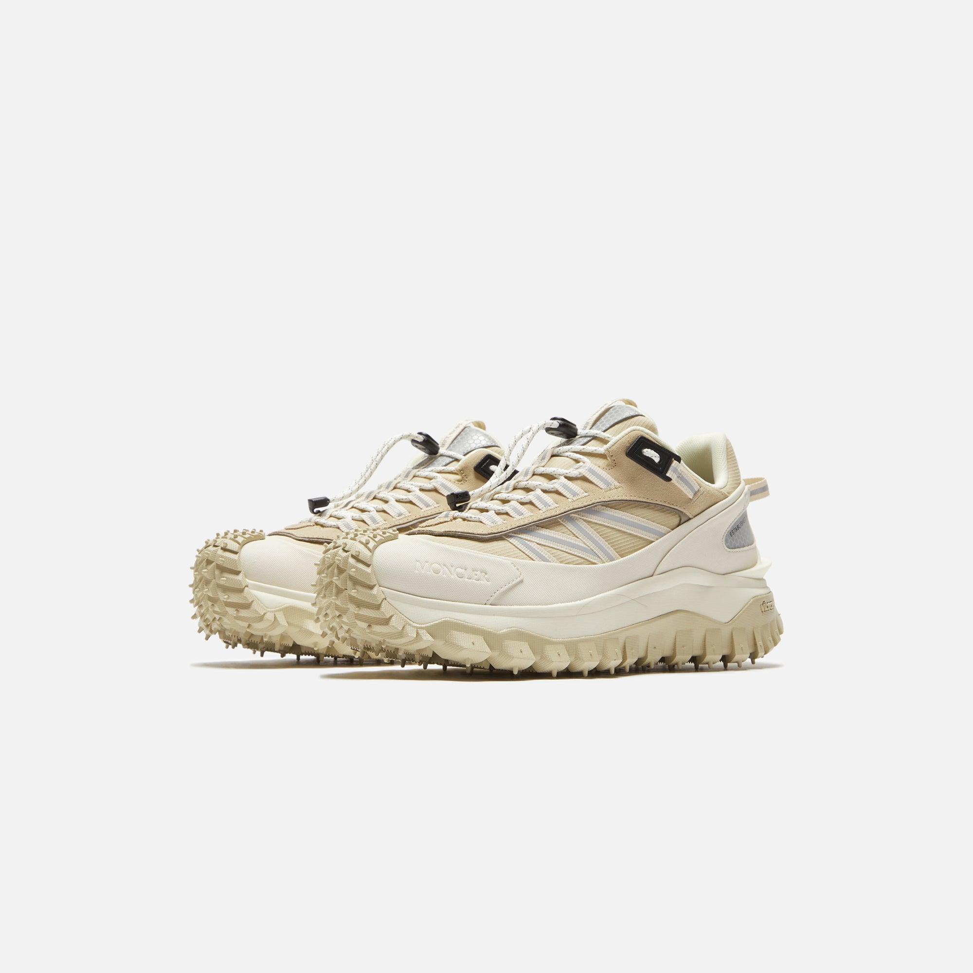 Moncler Trailgrip Low Top Sneakers - Ivory Male Product Image