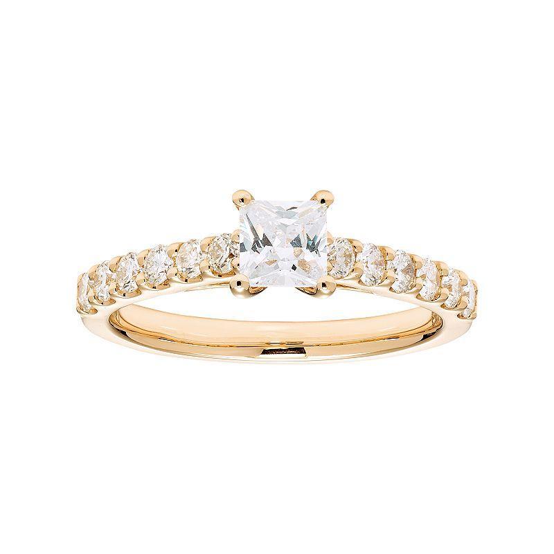 Certified Diamond (1 ct. t.w.) Engagement Ring in 14k White Gold Product Image