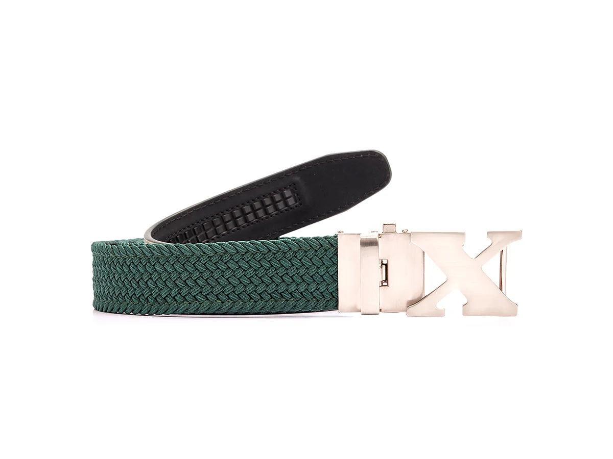 Boxto Golf Men's Woven Golf Belt - Green Product Image