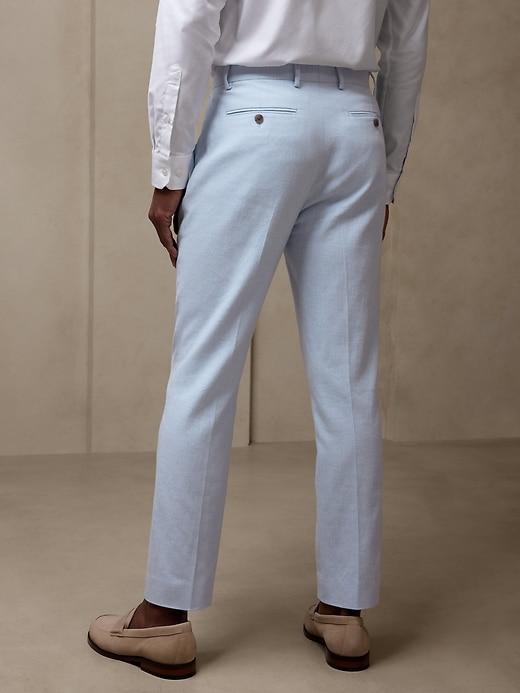 Canyon Tailored-Fit Linen-Blend Suit Trouser Product Image