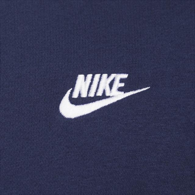 Mens Nike Club Fleece Crew Blue Product Image