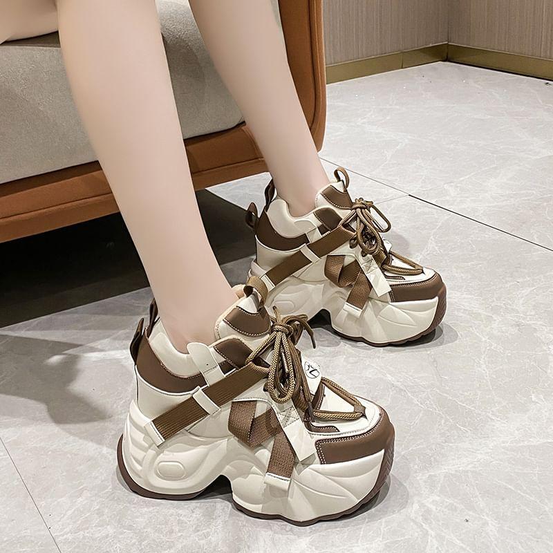 Platform Panel Sneakers Product Image