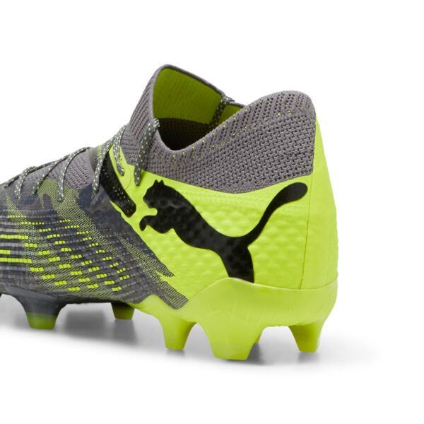 PUMA FUTURE 7 ULTIMATE RUSH Firm Ground/Artificial Ground Men's Soccer Cleats Shoes in Strong Grey/Cool Dark Grey/Electric Lime Product Image