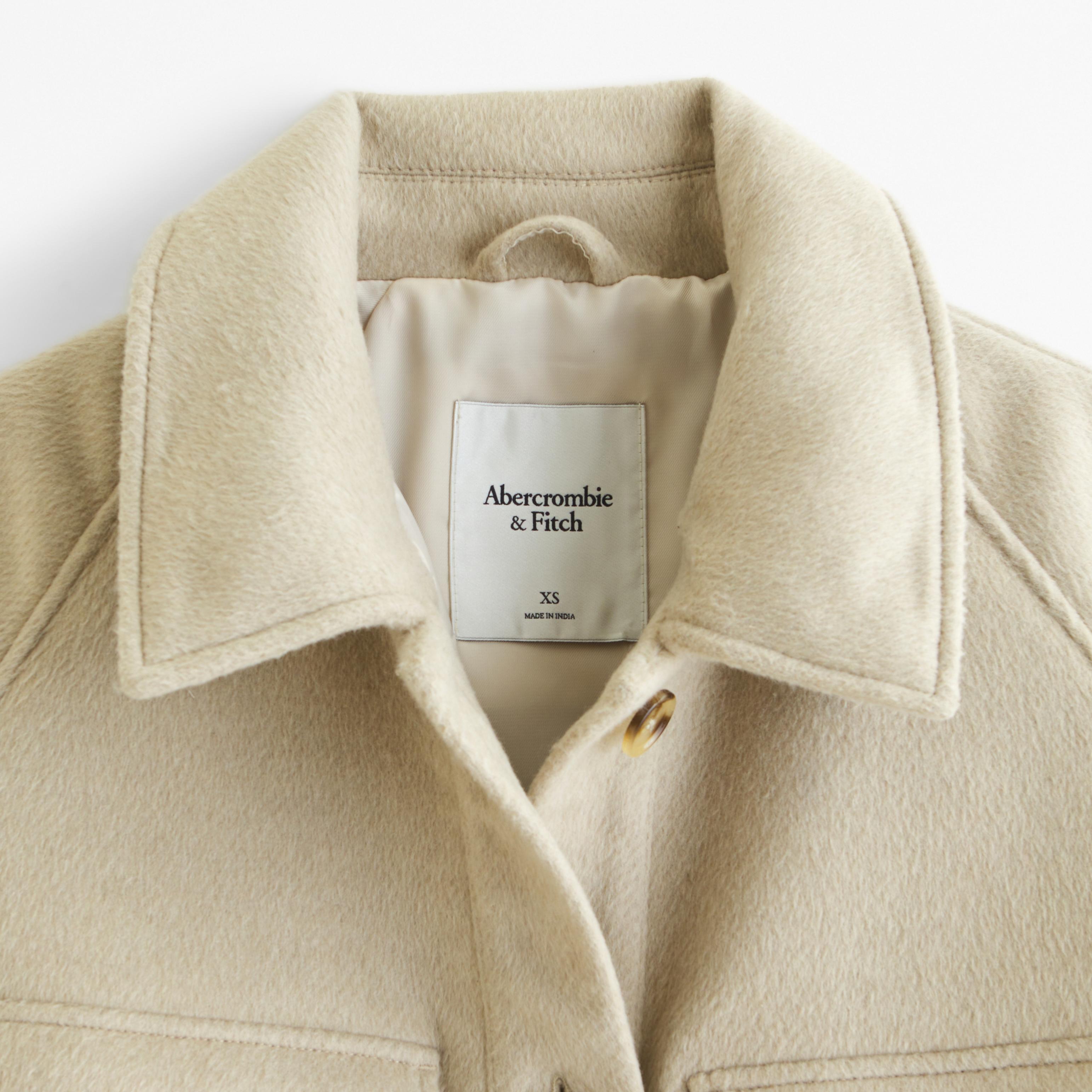 Wool-Blend Utility Shirt Jacket Product Image