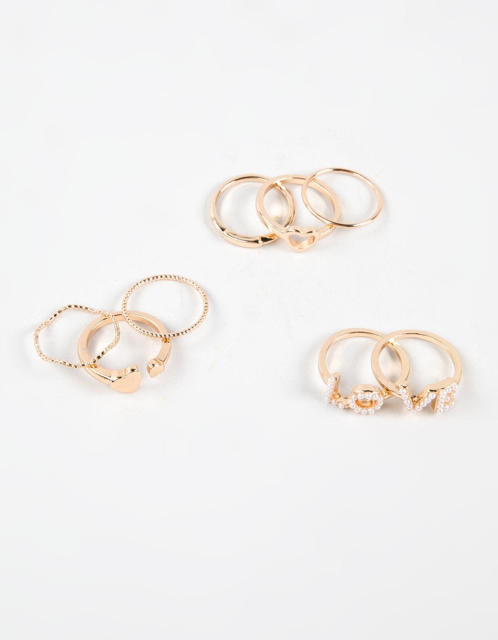 FULL TILT 8 Pack Love Ring Set Product Image