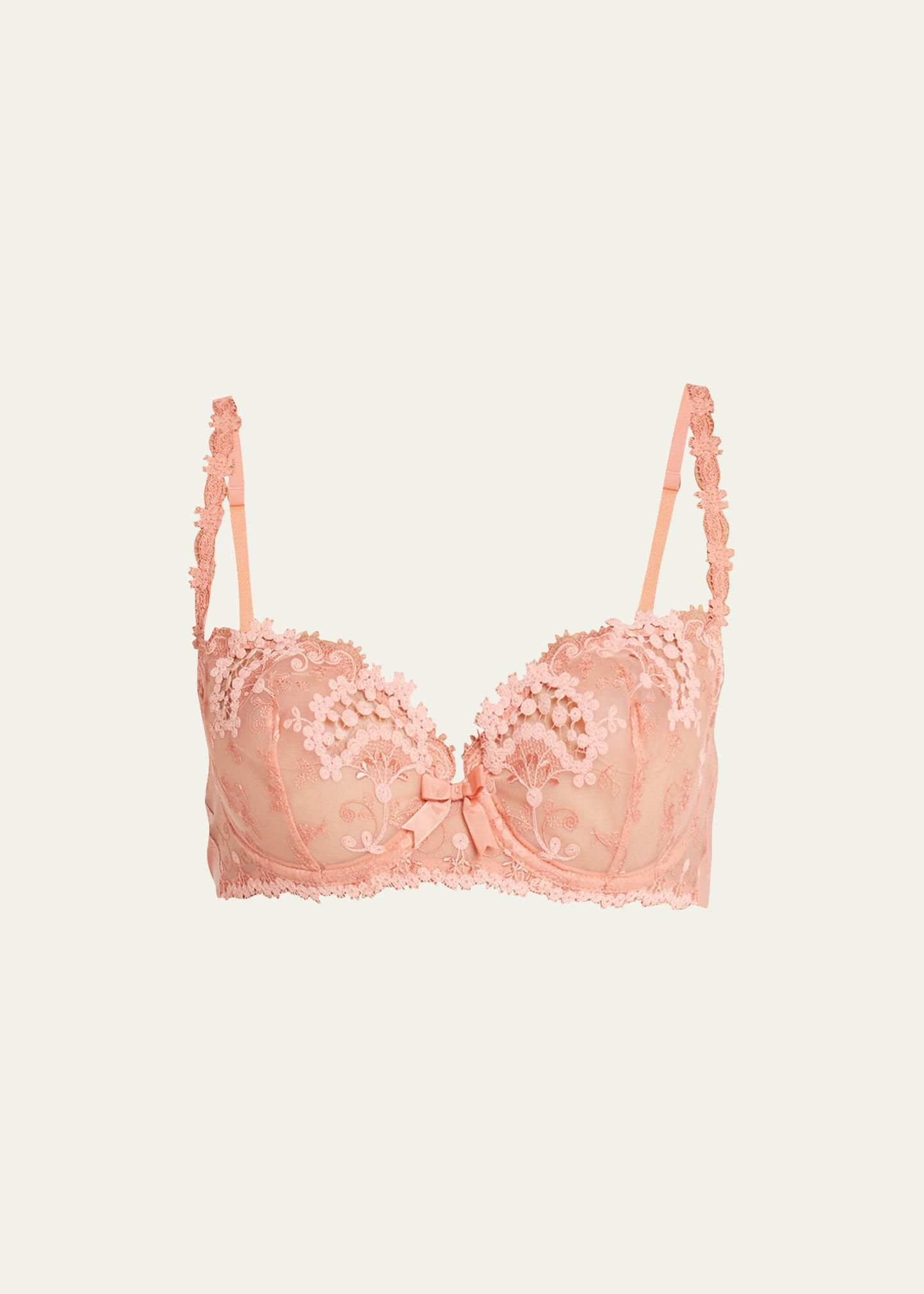 Womens Wish Embroidered Demi Bra Product Image