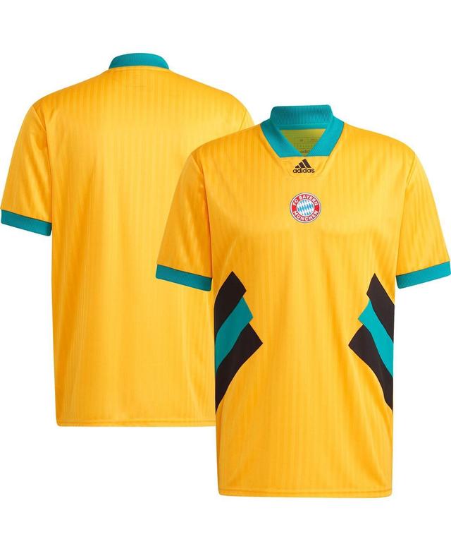 Mens adidas Yellow Bayern Munich Football Icon Jersey - Yellow Product Image