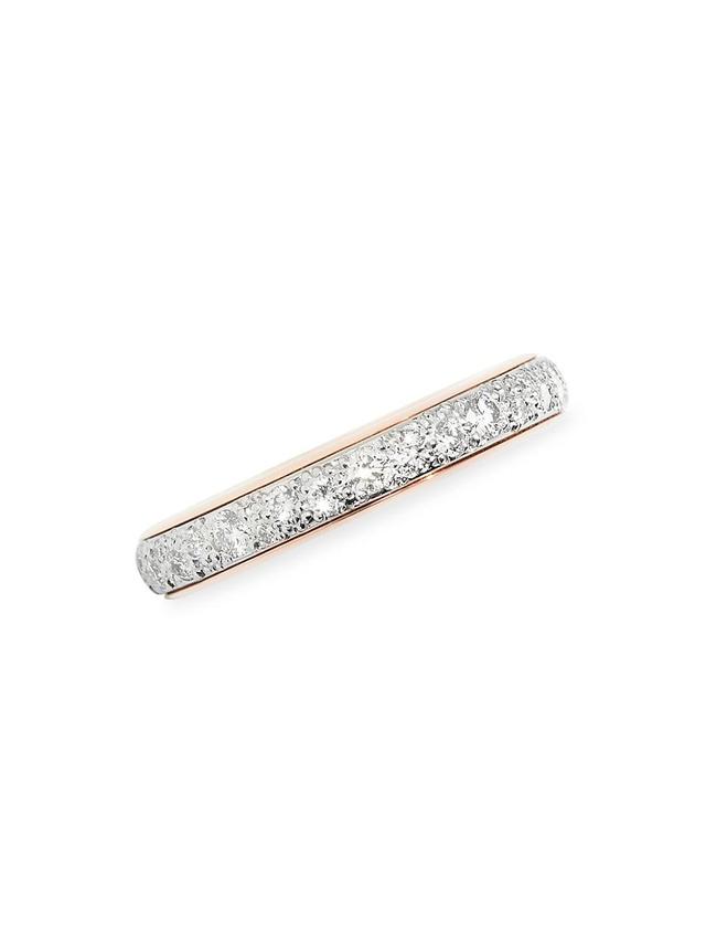 Womens Iconica 18K Rose Gold & Diamond Ring Product Image