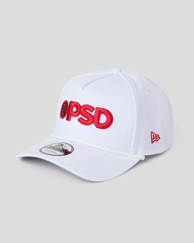 New Era x PSD Logo Hat White/Red Male Product Image