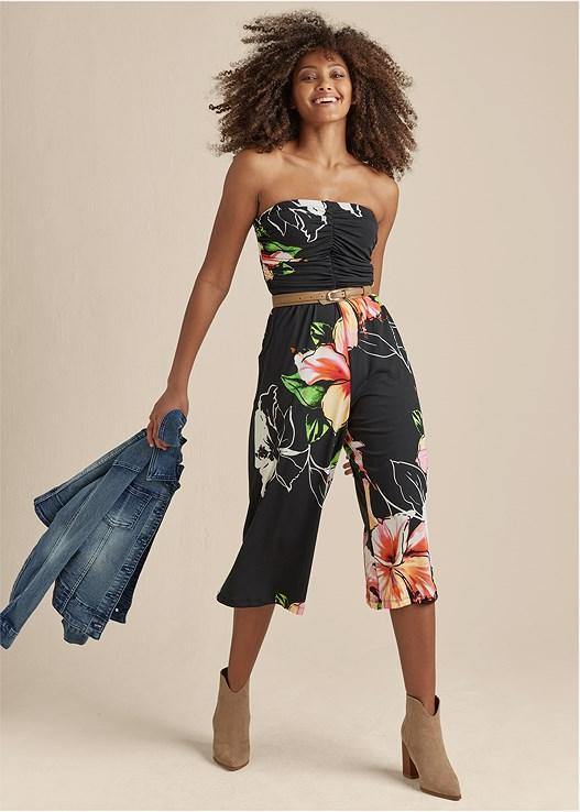 Strapless Culotte Jumpsuit Product Image